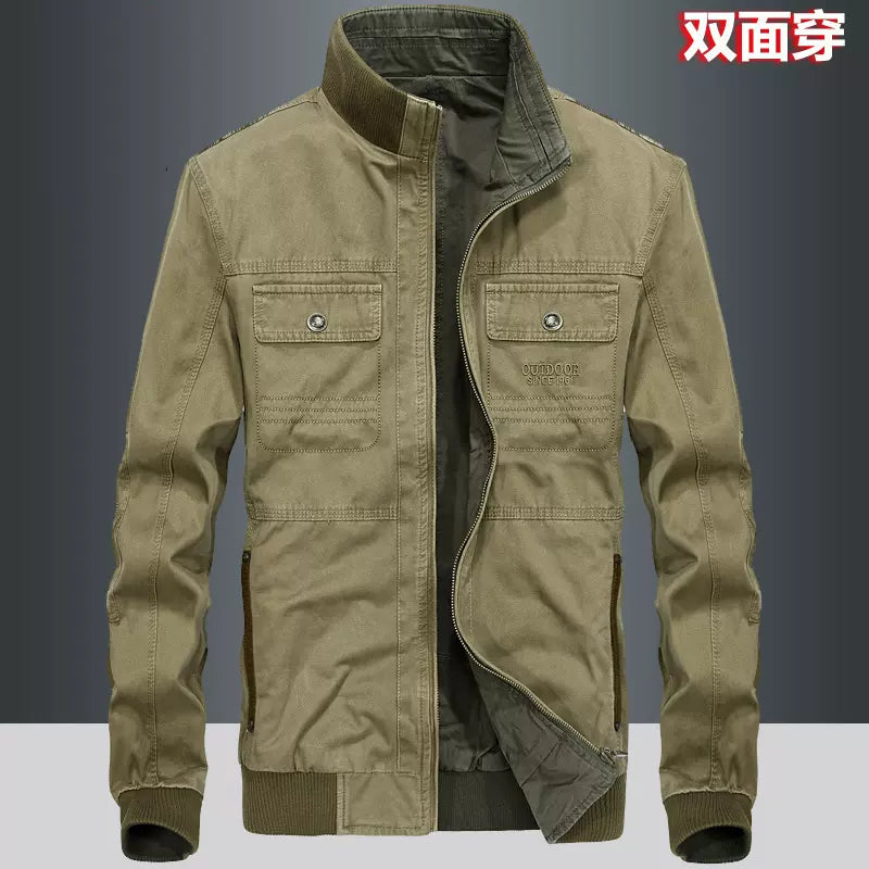 Importé - Jacket Épais Cardigan Homme à Double Faces Manches Longues