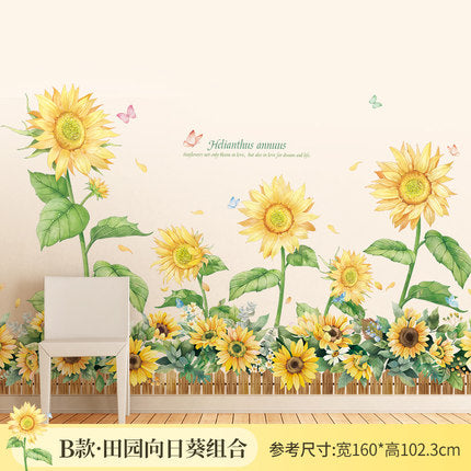 Importé - Décoration Plinthe de Tournesol Bébé/Enfant