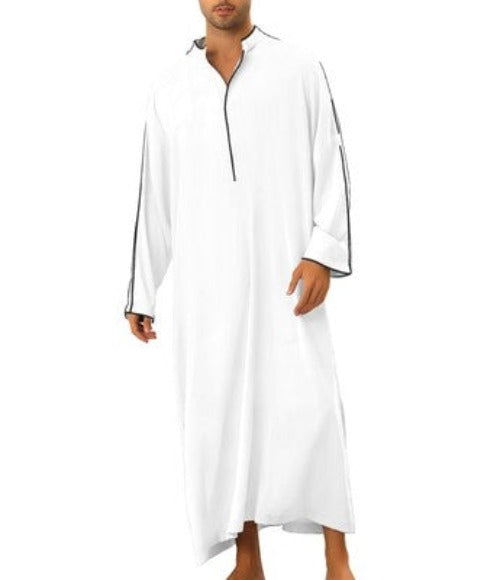 Importé - Boubou Homme Décontracté Manches Longues Col V