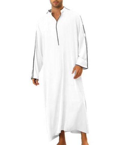 Importé - Boubou Homme Décontracté Manches Longues Col V