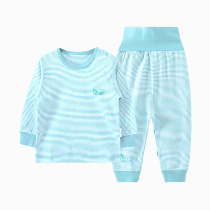Importé - Ensemble Pijama à Rayures 100% Coton Bébé 0 à 3mois