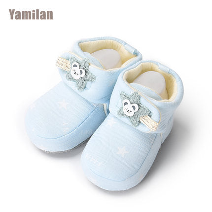 Importé - Chaussons Bébé/Enfants 100% Coton Antidérapant de 0 -12 Mois
