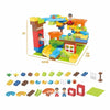 BLOC DE CONSTRUCTION-94PCS-TRACK BLOCKS-3EN1+3ANS