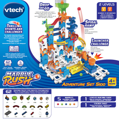 VTECH ADVENTURE SET S100 MARBLE RUSH+4ANS-80-503649