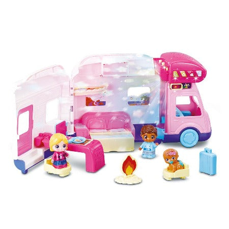 VTECH CAMPING-CAR MAGIQUE TUT TUT COPAINS – BLANC/ROSE