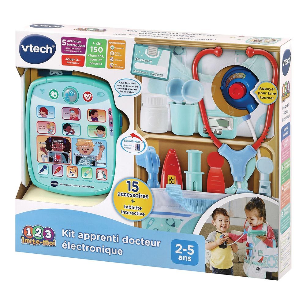VTECH-KIT APPRENTI DOCTEUR ELECTRONIQUE-2/5ANS