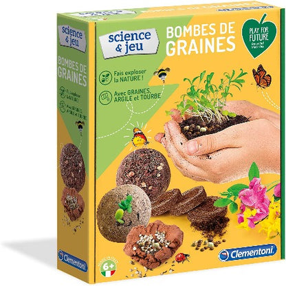 JEU DE SCIENCES-BOMBES DE GRAINES+6ANS