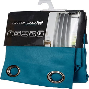 RIDEAU PRET A POSER OCCULANT -140X280CM- NOTTE BLEU CANARD