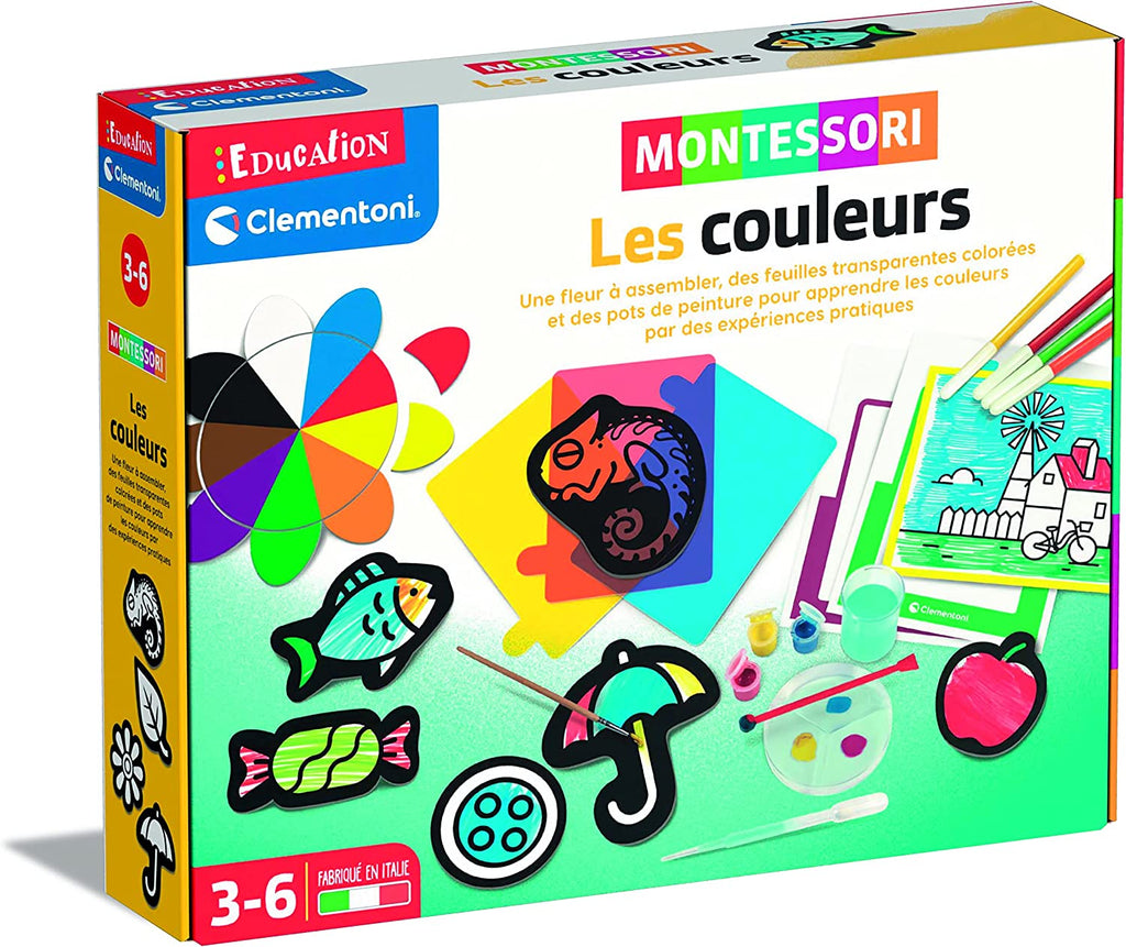 JEU EDUCATIF MONTESSORI LES COULEURS -3-6ANS