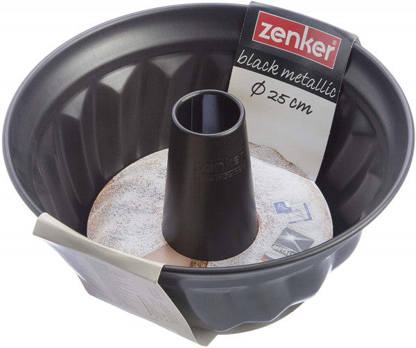 MOULE A KOUGLOF ACIER INOXYDABLE, NOIR – 25CM – ZENKER 6527