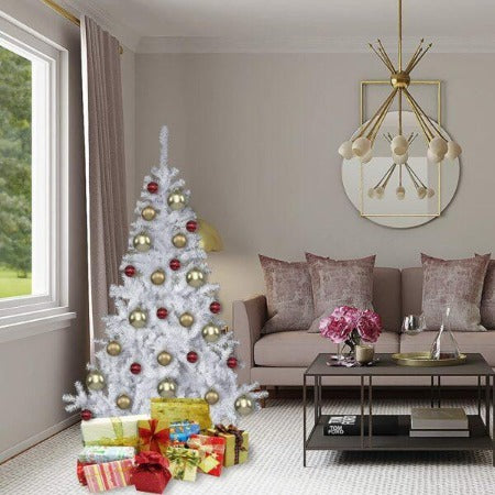 Sapin de Noël artificiel Blanc H 150 cm