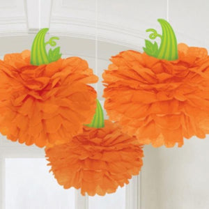 DECO HALLOWEEN EPONGES CITROUILLES – 3PCS – 40.6CM