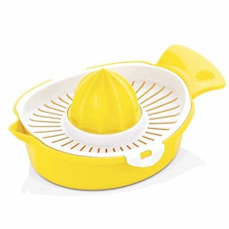 Presse agrume manuel en plastique-jaune blanc