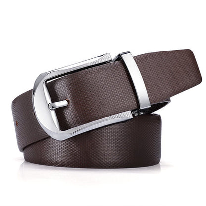 Importé - Ceinture Homme Business Véritable Cuir Lisse ou Grainé