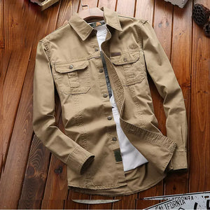 Importé - Chemise Homme Pur Coton Manches Longues