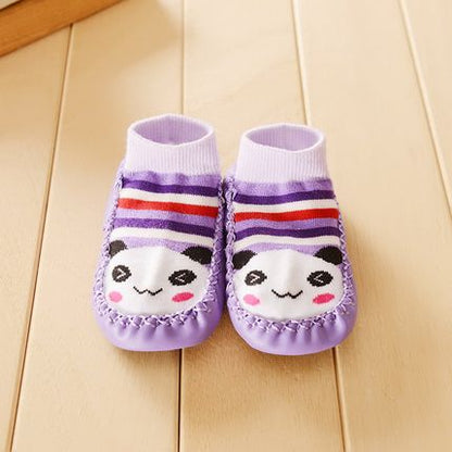 Importé - Chaussons Bébé/Enfants 100% Coton Antidérapant