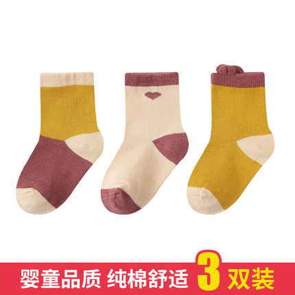 Importé - Lot de 3, 6, 8 & 10 Paires de Chaussette Bébé/Enfant 100% Coton de 0-4 ans