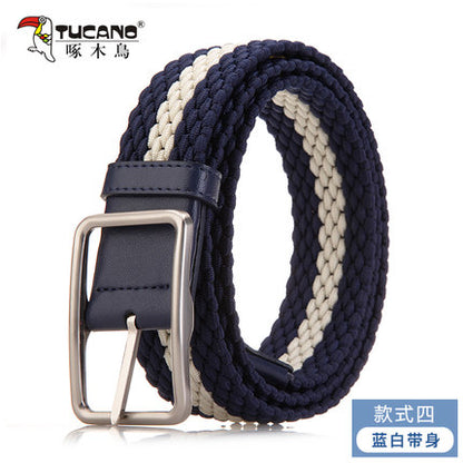 Importé - Ceinture Homme Sport Décontractée en Toile Elastique Tissée