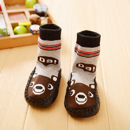 Importé - Chaussons Bébé/Enfants 100% Coton Antidérapante