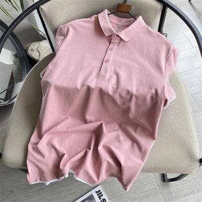 Importé -  T-Shirt Polo Homme Slim Fit Manches Courtes En Coton