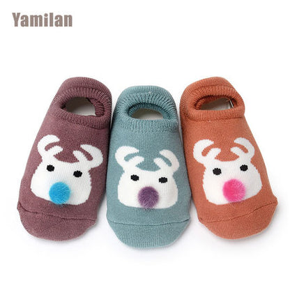 Importé - Lot de 3 Paires de Chaussette Bébé/Enfant 100% Coton