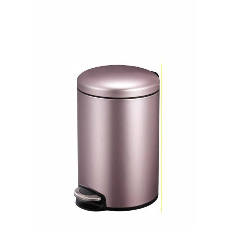 POUBELLE A PEDALE EN MEATL -ROSE GOLD -12L – EK9113