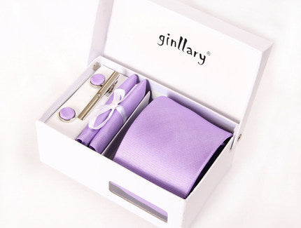 Importé - Cravates Couleur Unie Dans Coffret