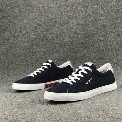 Importé - PEPE JEANS Chaussure Homme Sport Tennis en Toile