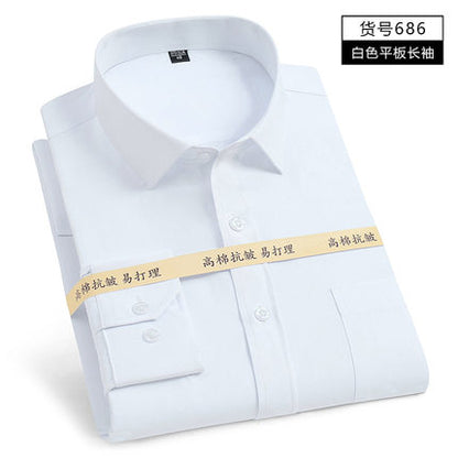 Importé - Chemise Homme à Cravate Manches Longues
