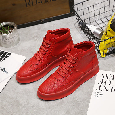 Importé - Chaussure Homme Baskets Montantes Cuir PU