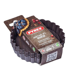 MOULE A TARTELETTES – 4PCS – 10CM – PYREX