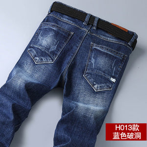 Importé - Pantalon Jean Homme Coton Denim Stretch Décontracté