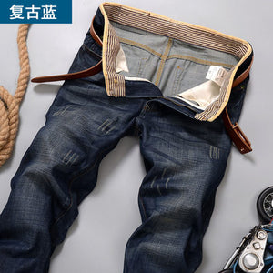 Importé - Pantalon Homme Jeans Denim Slim Fit Micro-élastique