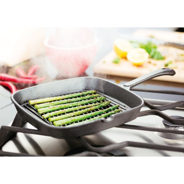 POELE GRILL – 28X28X4.5CM – ALU FORG MASTERPRO – ARGENTE