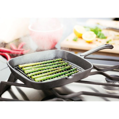 POELE GRILL – 28X28X4.5CM – ALU FORG MASTERPRO – ARGENTE