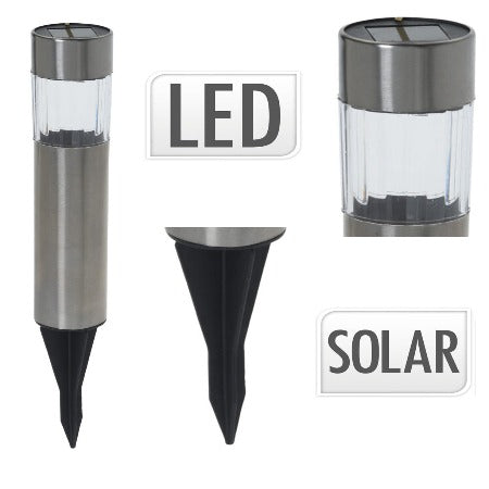 Lampe Solaire Inox Design - Lampe Solar