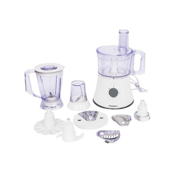 NASCO ROBOT DE CUISINE MIXEUR DOUBLE GLOBE DE 1.2 ET 1LITRE - FP9026KE-CB