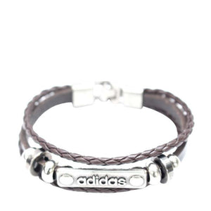 Bracelet Homme Motif Adidas Noir