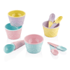 BOL A GLACE+CUILLERE CARNAVAL – SET DE 9PCS