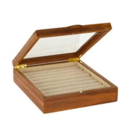 Boite a Bijoux en Bois-17x5x19,5cm-Marron
