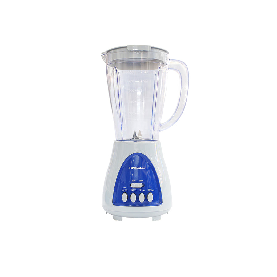 MIXEUR NASCO 1.5LIT 400W PLASTIC BODY - 8SPEEDS - BLEU-BLANC -MIXER_BL1008AK-CB