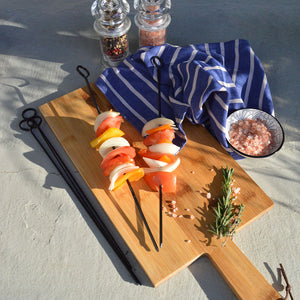 PIQUE BROCHETTE EN METAL -31CM- SET DE 6PCS