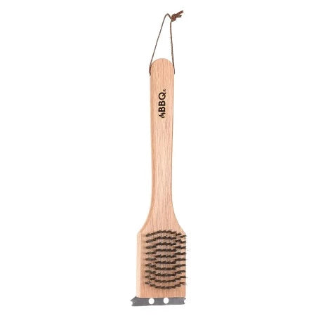 Brosse Pour bbq-30x6x1.4cm-bois