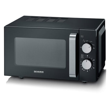 MICRO-ONDE-20L AVEC FOND CERAMIQUE ET FONCTION GRIL-NOIR