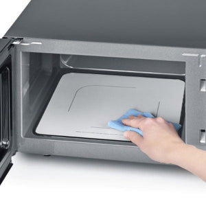 MICRO-ONDE-20L AVEC FOND CERAMIQUE ET FONCTION GRIL-NOIR