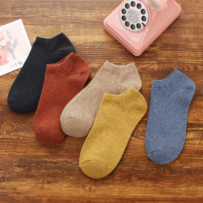 Importé - Lot de 5 Paires de Chaussettes Style Sport 100% Coton