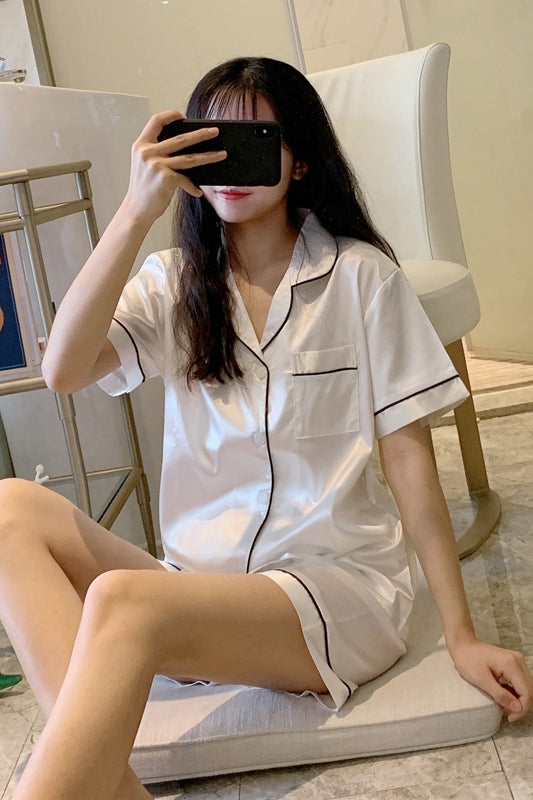 Importe - Pyjamas Femme En Short Manche Courtes