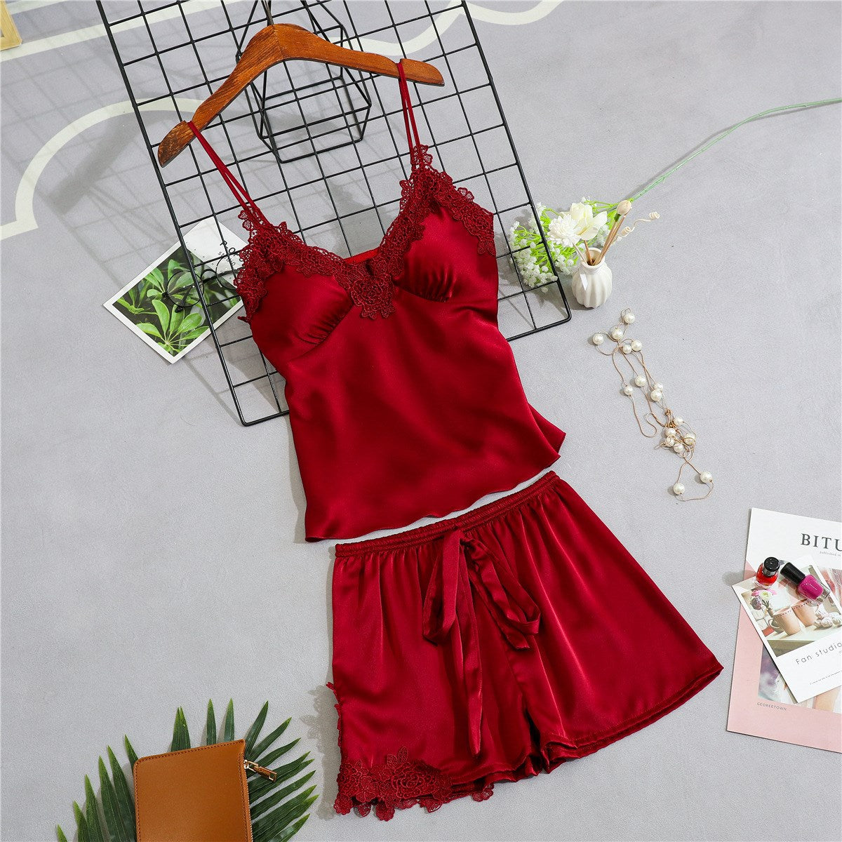 Importe -Ensembles Survêtement Pyjama Sexy Femme 2 Pièces