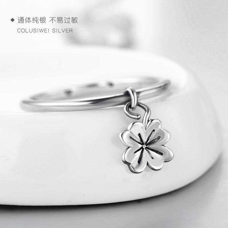 Importé - Bague Argent en Fleur