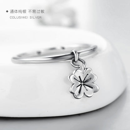 Importé - Bague Argent en Fleur